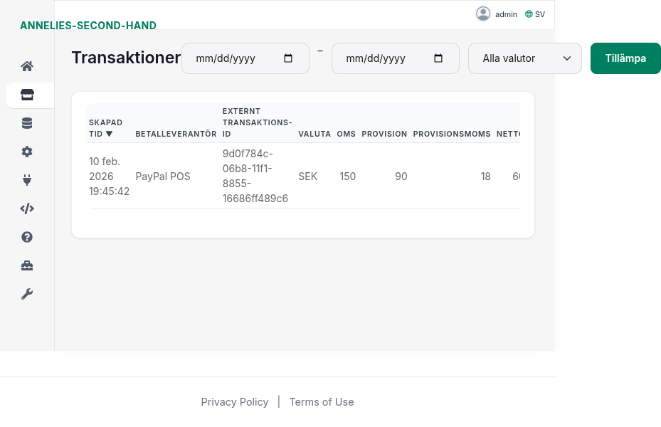 Transaktioner i ekonomi